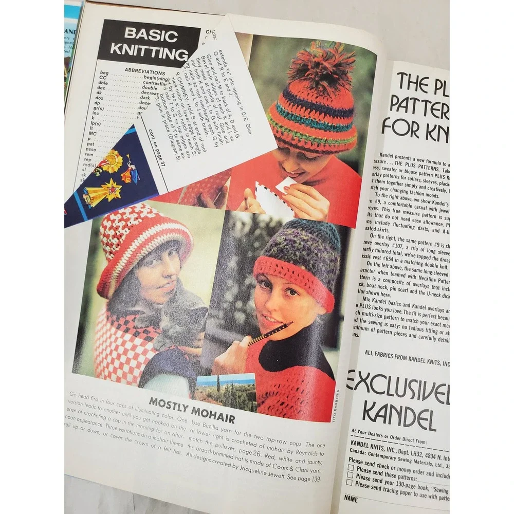 Vntg. Ladies Home Journal Needle & Craft Magazine Fall Winter 1973 Patterns DIY